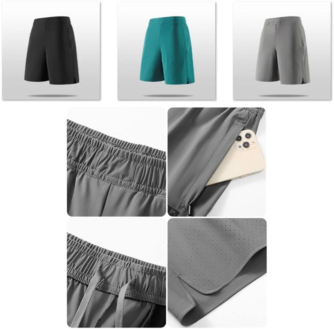 6339 Zip-Pocket Training Shorts catalogue product