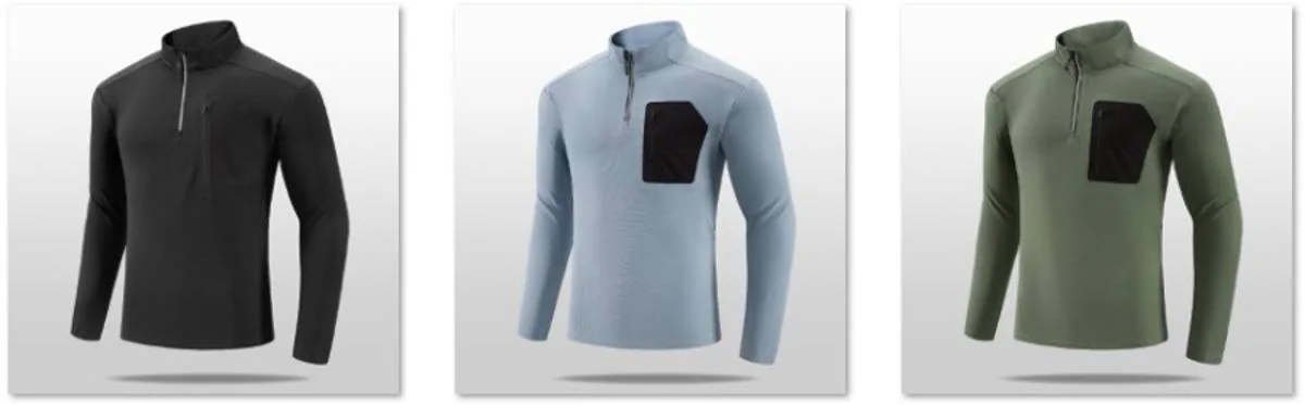 88186 Quarter-Zip Long-Sleeve Top catalogue product