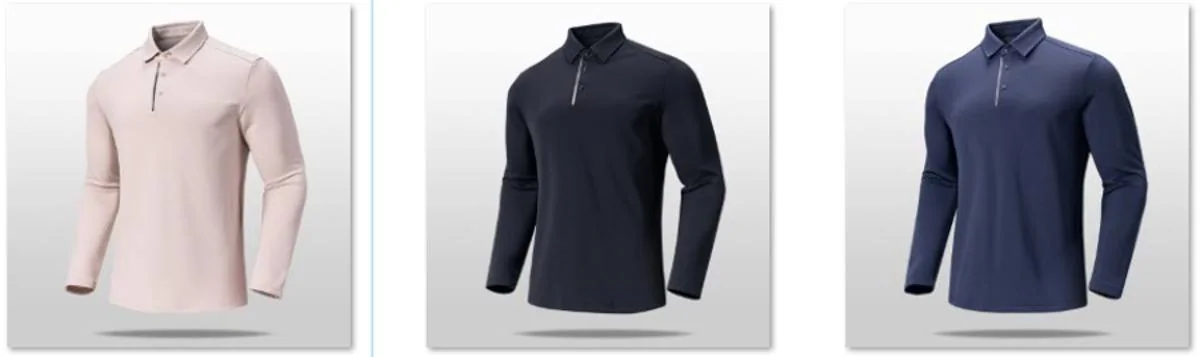 8907 Polo Long-Sleeve Top catalogue product