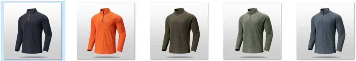 88169 Quarter-Zip Long-Sleeve Top catalogue product