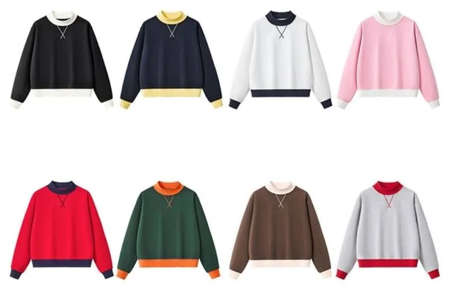 Y6333 Contrast-Trim Sweatshirt catalogue product