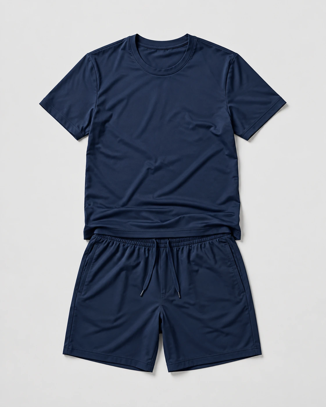 Navy training sets on a neutral studio background